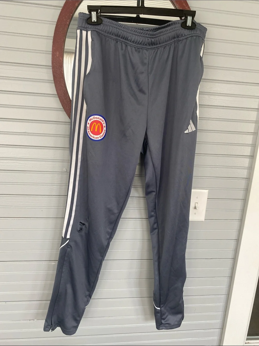 adidas mens McDonald’s All American Games patch on joggers